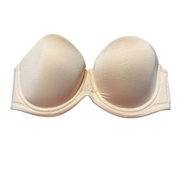 NWT DotVol Strapless Convertable Beige Nude Bra 36 C NEW - Picture 5 of 10